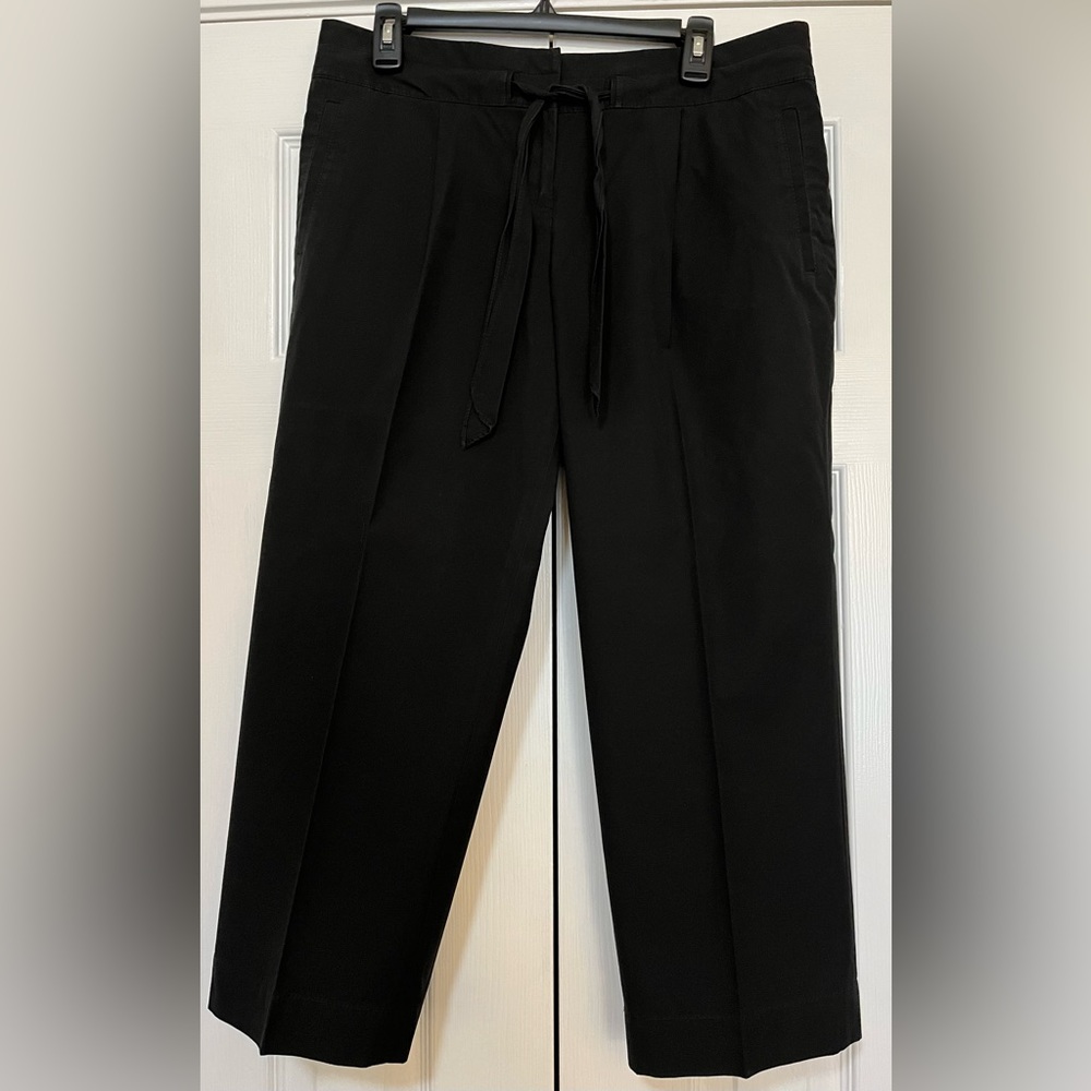 Ann Taylor Loft Black Capri